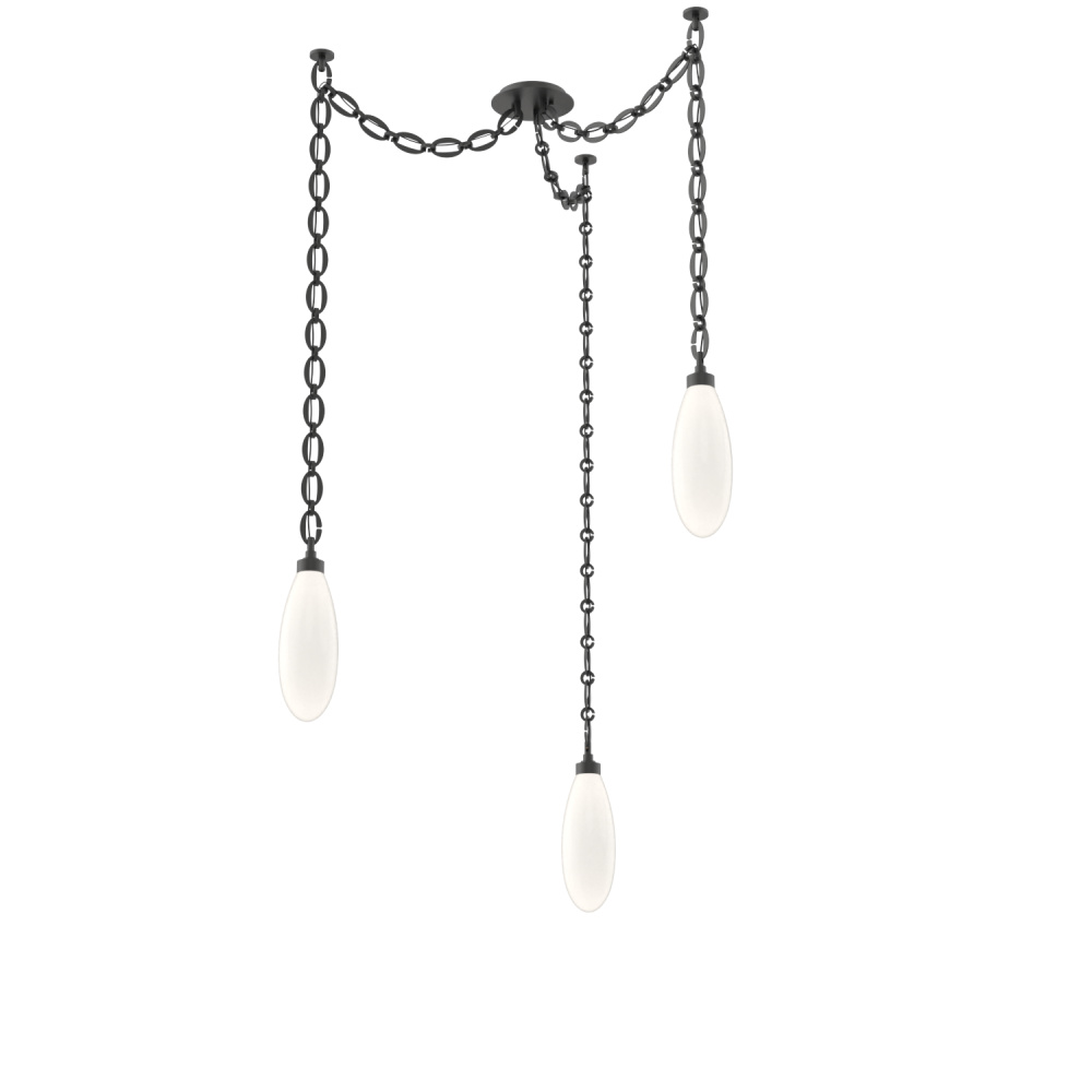 Fiori Multi Light Pendant Matte Black