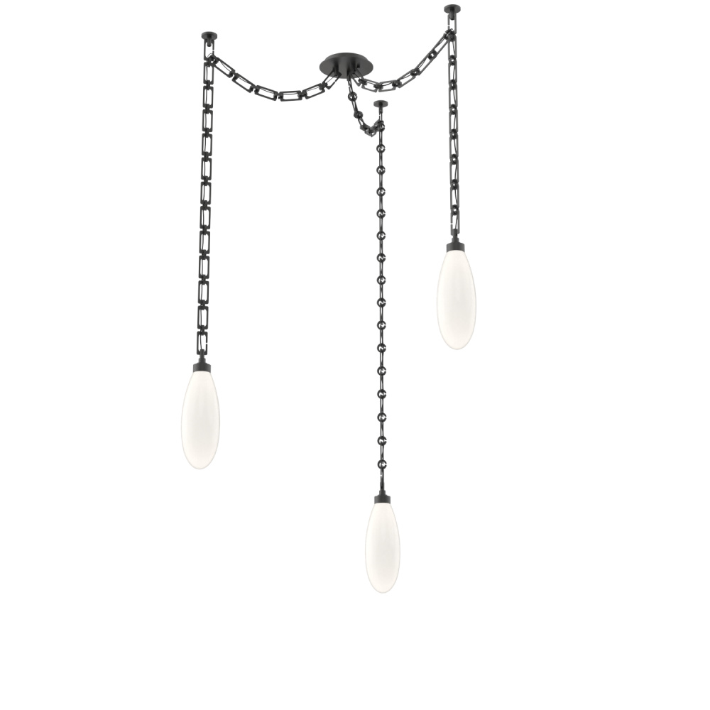 Fiori Multi Light Pendant Matte Black