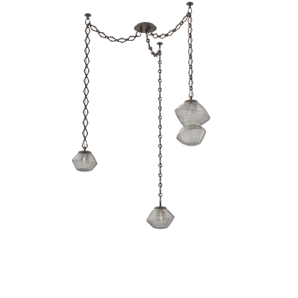 Mesa Multi Light Pendant Flat Bronze