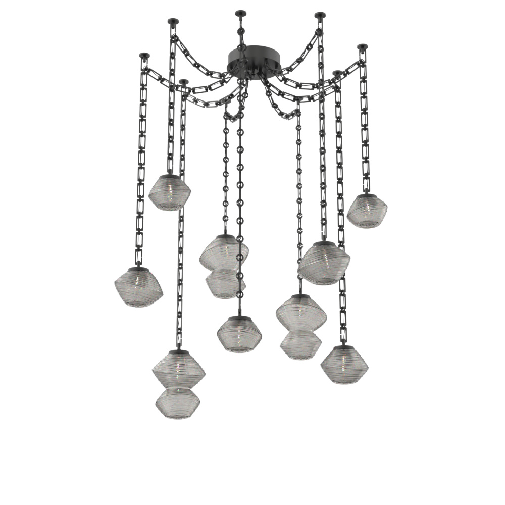 Mesa Multi Light Pendant Matte Black