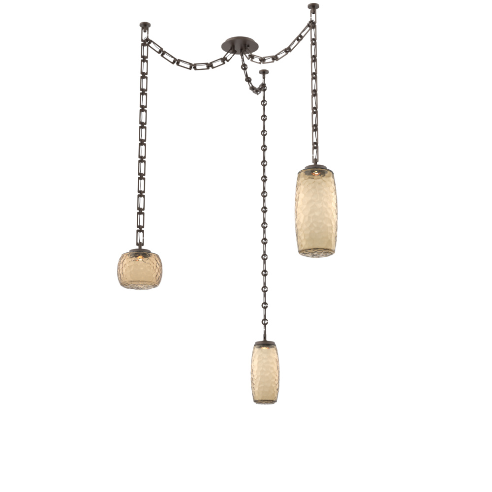 Vessel Multi Light Pendant Flat Bronze