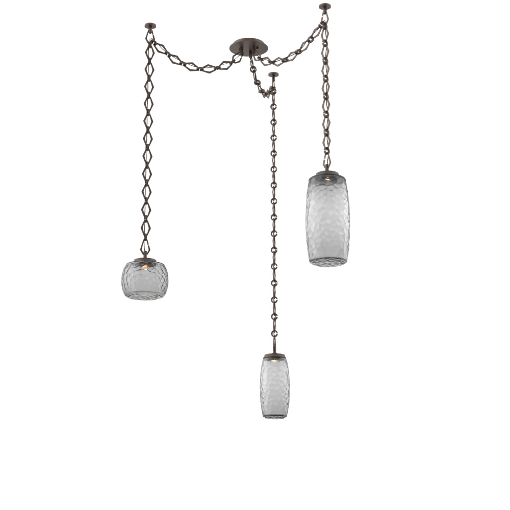 Vessel Multi Light Pendant Flat Bronze