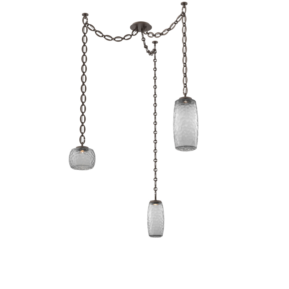Vessel Multi Light Pendant Flat Bronze