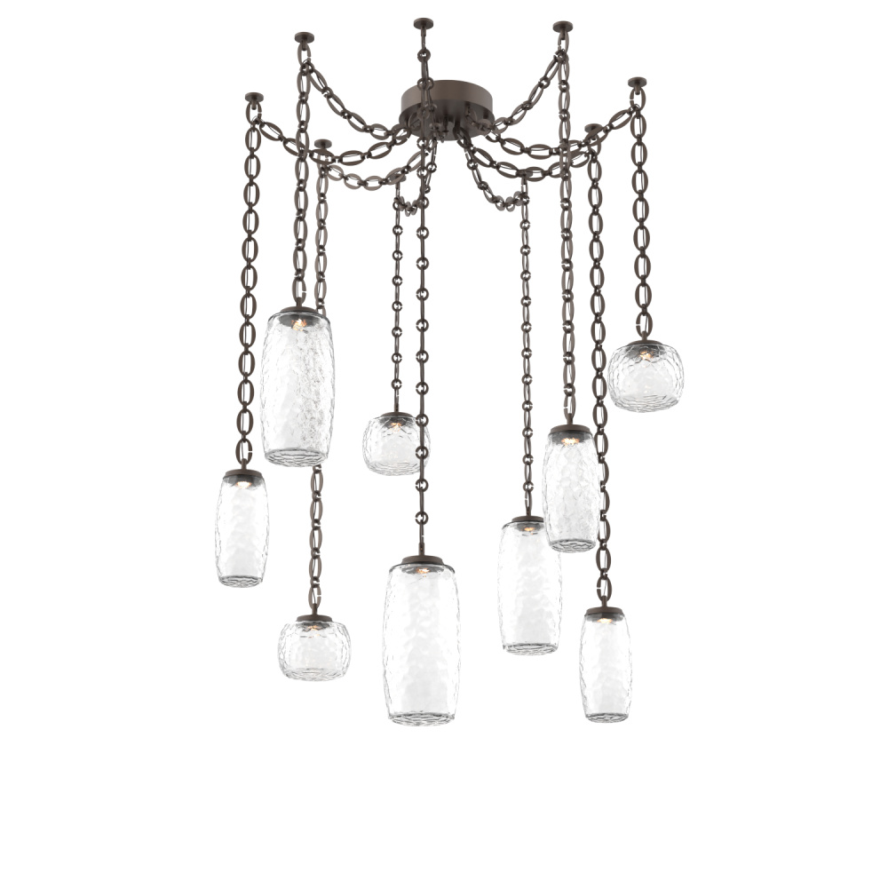 Vessel Multi Light Pendant Flat Bronze