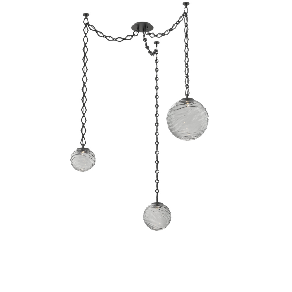 Gaia Multi Light Pendant Matte Black