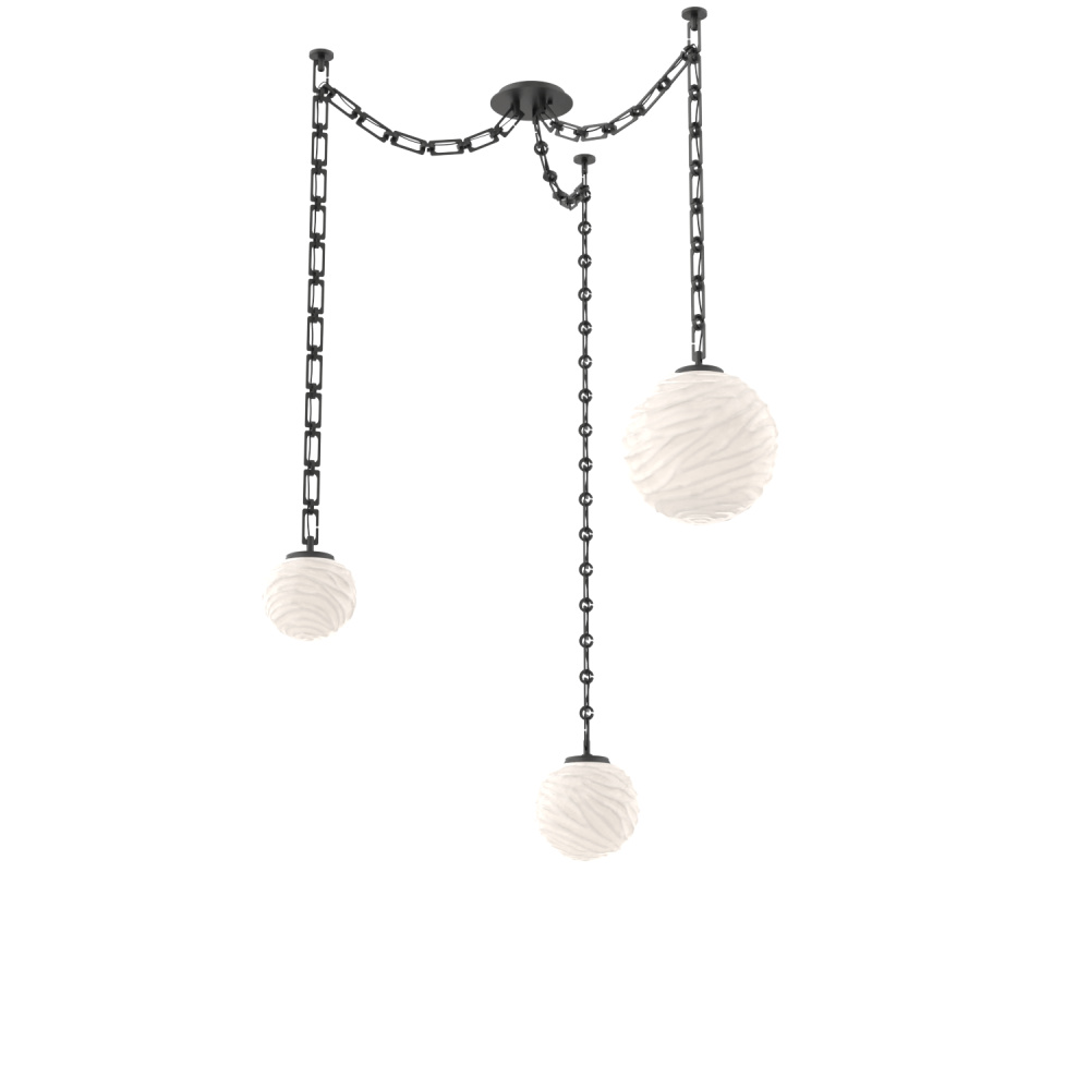 Gaia Multi Light Pendant Matte Black