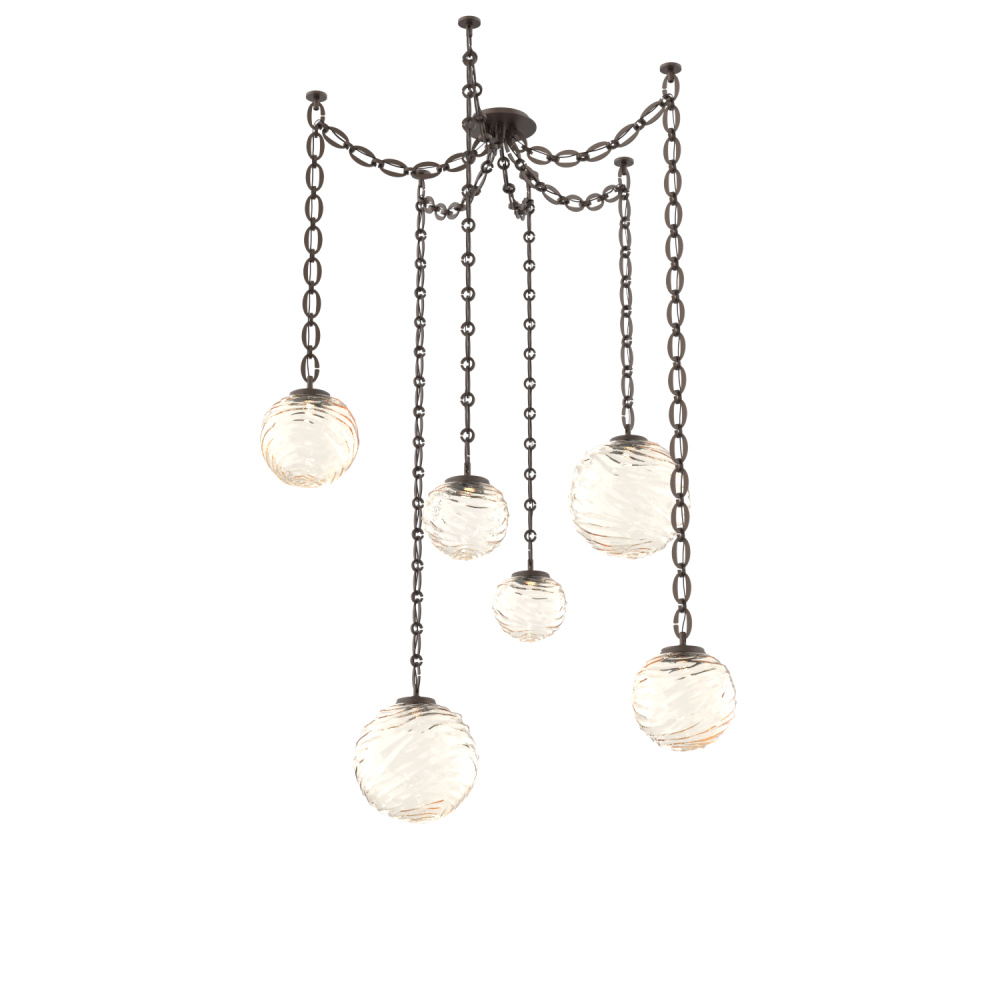 Gaia Multi Light Pendant Flat Bronze
