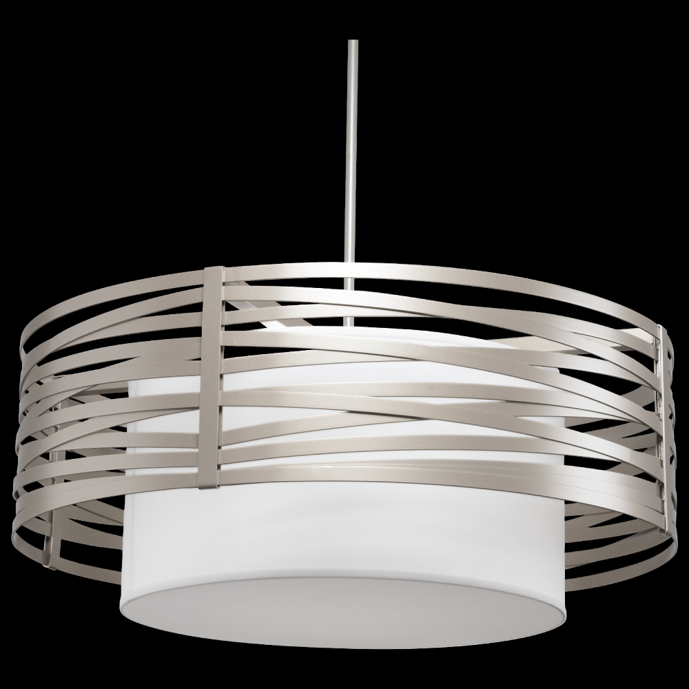 Tempest Drum with Linen Shade - 36-Inch