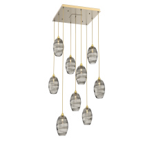 Hammerton CHB0035-09-GB-OS-C01-E2 - Ellisse Square 9pc Multi-Pendant