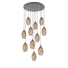 Hammerton CHB0035-11-MB-OB-C01-E2 - Ellisse Round 11pc Multi-Pendant