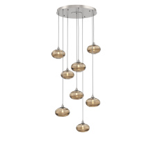 Hammerton CHB0036-08-BS-OB-C01-E2 - Coppa Round 8pc Multi-Pendant