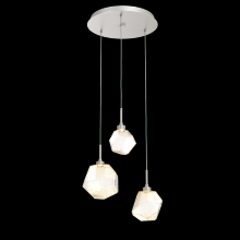 Hammerton CHB0039-03-BS-A-C01-L1 - Gem Round 3pc Multi-Pendant