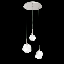 Hammerton CHB0039-03-BS-C-C01-L1 - Gem Round 3pc Multi-Pendant