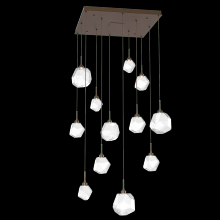 Hammerton CHB0039-12-FB-C-C01-L1 - Gem Square 12pc Multi-Pendant