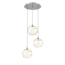 Hammerton CHB0047-03-BS-OA-C01-E2 - Terra Round 3pc Multi-Pendant