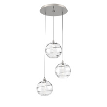 Hammerton CHB0047-03-BS-OC-C01-E2 - Terra Round 3pc Multi-Pendant