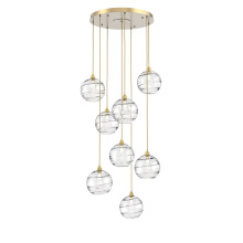 Hammerton CHB0047-08-GB-OC-C01-E2 - Terra Round 8pc Multi-Pendant
