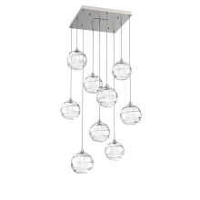 Hammerton CHB0047-09-BS-OC-C01-E2 - Terra Square 9pc Multi-Pendant