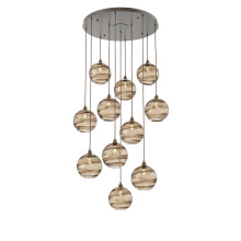 Hammerton CHB0047-11-FB-OB-C01-E2 - Terra Round 11pc Multi-Pendant