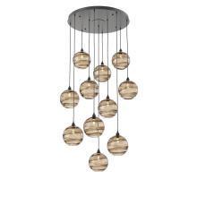 Hammerton CHB0047-11-MB-OB-C01-E2 - Terra Round 11pc Multi-Pendant
