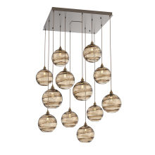 Hammerton CHB0047-12-FB-OB-C01-E2 - Terra Square 12pc Multi-Pendant