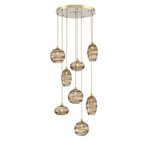 Hammerton CHB0048-08-GB-OB-C01-E2 - Misto Round 8pc Multi-Pendant