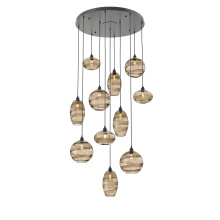Hammerton CHB0048-11-MB-OB-C01-E2 - Misto Round 11pc Multi-Pendant