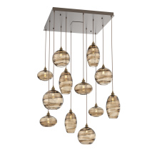Hammerton CHB0048-12-FB-OB-C01-E2 - Misto Square 12pc Multi-Pendant