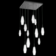 Hammerton CHB0049-12-MB-RC-C01-L3 - Aalto Square 12pc Multi-Pendant