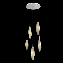Hammerton CHB0050-05-CS-CB-C01-L1 - Rock Crystal Round 5pc Multi-Pendant