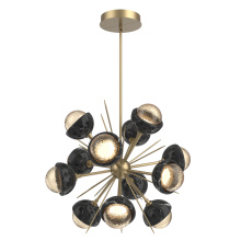 Hammerton CHB0093-0A-NB-A-001-L1-BM - Cabochon Chandelier Large Pendant Novel Brass