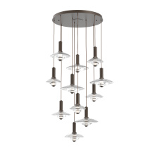 Hammerton CHB0098-11-FB-CG-C01-L3 - Cirrus Round 11pc Multi-Pendant