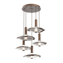 Hammerton CHB0099-05-BB-00-C01-L3-CG - Cumulus Round 5pc Multi-Pendant