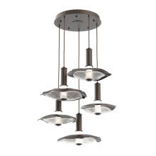 Hammerton CHB0099-05-FB-00-C01-L3-CG - Cumulus Round 5pc Multi-Pendant