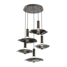 Hammerton CHB0099-05-FB-00-C01-L3-SG - Cumulus Round 5pc Multi-Pendant