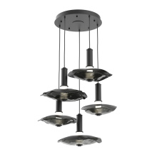 Hammerton CHB0099-05-MB-00-C01-L3-SG - Cumulus Round 5pc Multi-Pendant