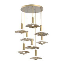 Hammerton CHB0099-08-GB-00-C01-L3-MI - Cumulus Round 8pc Multi-Pendant