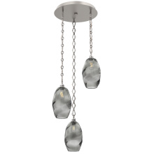 Hammerton CNB0035-03-BS-OS-CH1-E2 - Ellisse Round 3pc Multi-Pendant with Chain