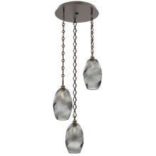 Hammerton CNB0035-03-FB-OS-CH1-E2 - Ellisse Round 3pc Multi-Pendant with Chain