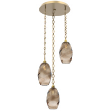 Hammerton CNB0035-03-GB-OB-CH1-E2 - Ellisse Round 3pc Multi-Pendant with Chain