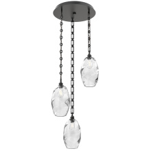 Hammerton CNB0035-03-MB-OC-CH3-E2 - Ellisse Round 3pc Multi-Pendant with Chain