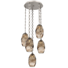 Hammerton CNB0035-05-BS-OB-CH2-E2 - Ellisse Round 5pc Multi-Pendant with Chain