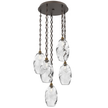 Hammerton CNB0035-05-FB-OC-CH1-E2 - Ellisse Round 5pc Multi-Pendant with Chain