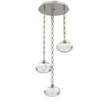 Hammerton CNB0036-03-BS-OC-CH2-E2 - Coppa Round 3pc Multi-Pendant with Chain