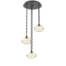 Hammerton CNB0036-03-MB-OA-CH2-E2 - Coppa Round 3pc Multi-Pendant with Chain