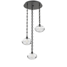 Hammerton CNB0036-03-MB-OC-CH2-E2 - Coppa Round 3pc Multi-Pendant with Chain