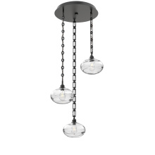 Hammerton CNB0036-03-MB-OC-CH3-E2 - Coppa Round 3pc Multi-Pendant with Chain