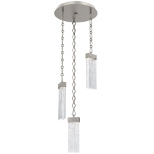 Hammerton CNB0042-03-BS-CG-CH1-L3 - Parallel Round 3pc Multi-Pendant with Chain