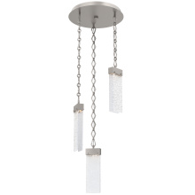 Hammerton CNB0042-03-BS-CR-CH1-L3 - Parallel Round 3pc Multi-Pendant with Chain