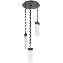 Hammerton CNB0042-03-MB-CR-CH1-L1 - Parallel Round 3pc Multi-Pendant with Chain